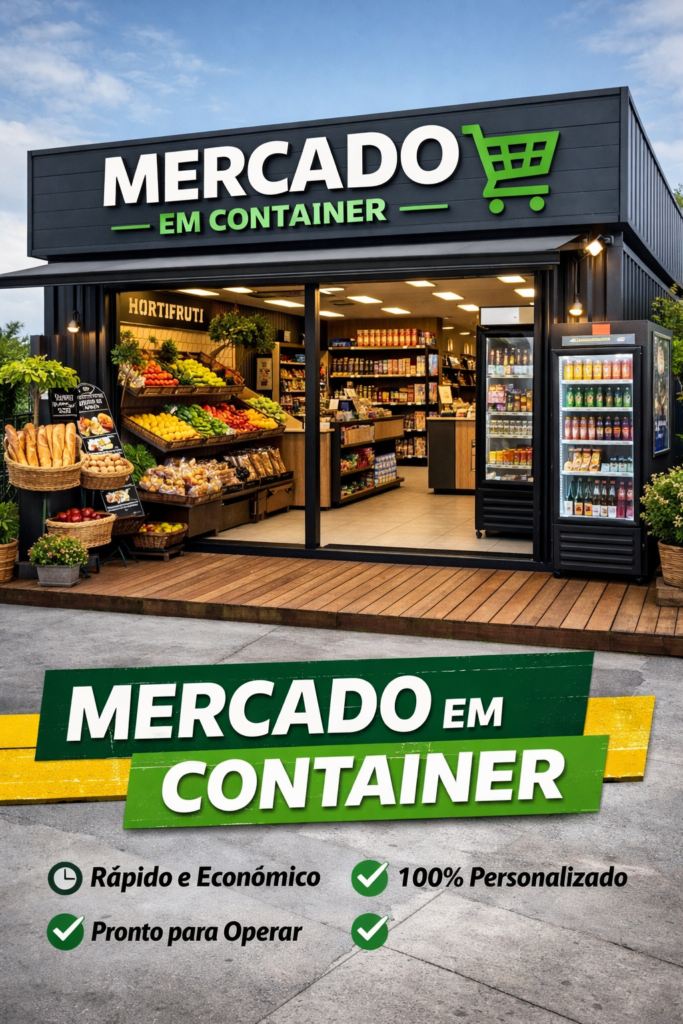 mercado em container