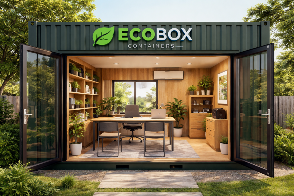 escritorio em container